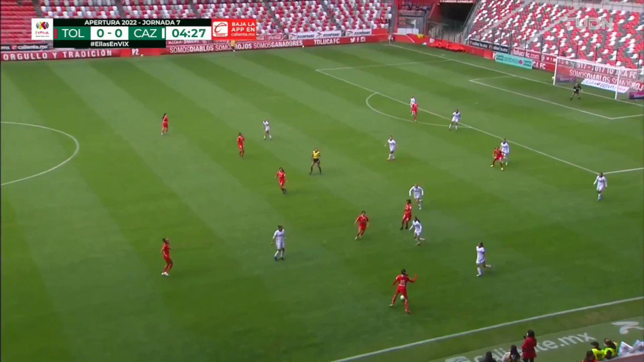 📹#NoTeLoPierdas 

¡¡¡GOLAZO!!! 

Patricia Jardón mandó a guardar el balón de esta forma, en el Nemesio Diez. 🥵

#VamosPorEllas👊🏼”