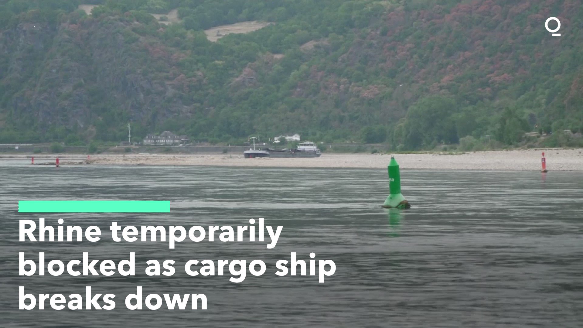 @Quicktake: A cargo ship that broke down on the Rhine River caused a backup of other ships near the German town of St. Goar