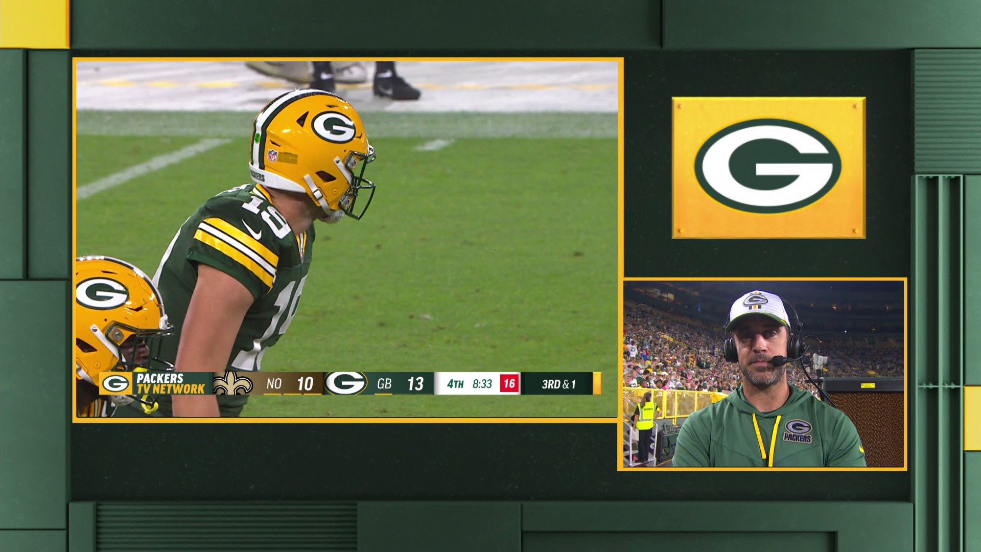 Green Bay Packers on X: '51-yard run to the HOUSE for Danny Etling &  @AaronRodgers12 is loving it! TOUCHDOWN! 