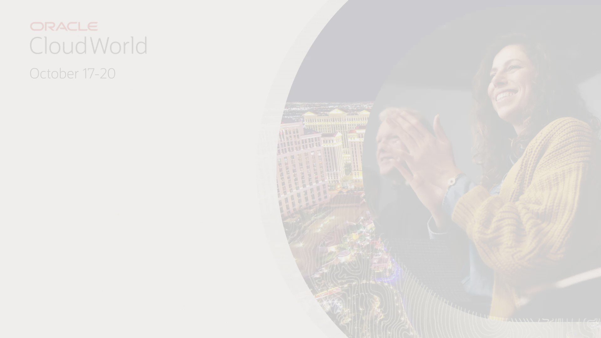 Oracle cloudworld on twitter meet with experts connect with your