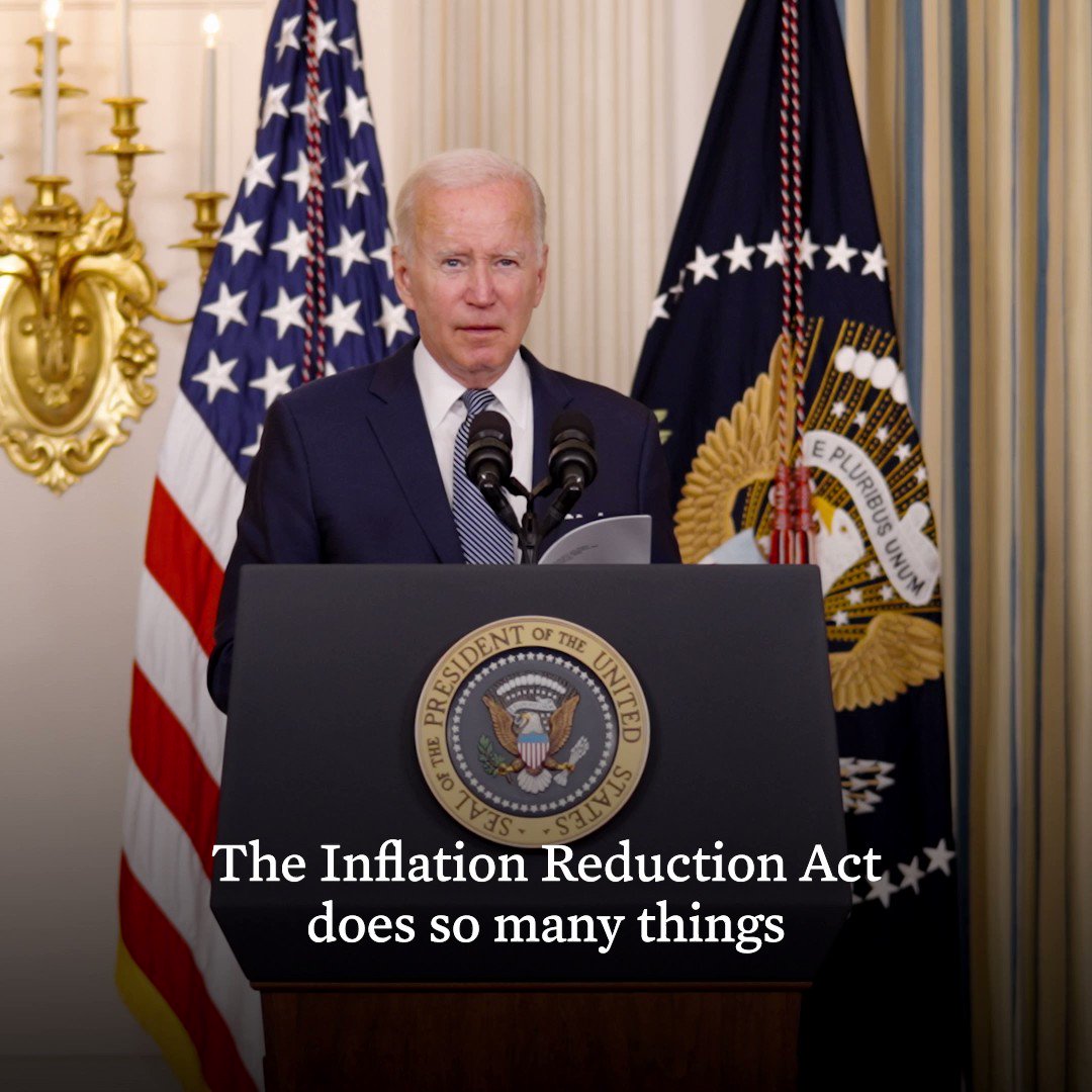 Democrats Celebrate Inflation Reduction Act As Republicans Remain