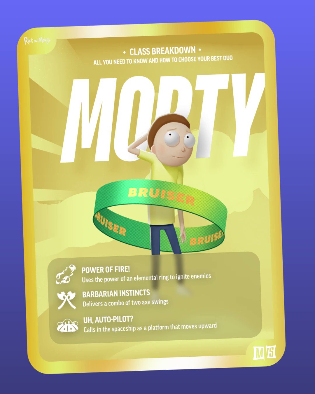 MultiVersus on Twitter "Look Morty, we made you into a card!!! 