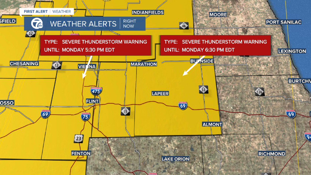 Dave Rexroth on Twitter "RT wxyzdetroit A Severe Thunderstorm