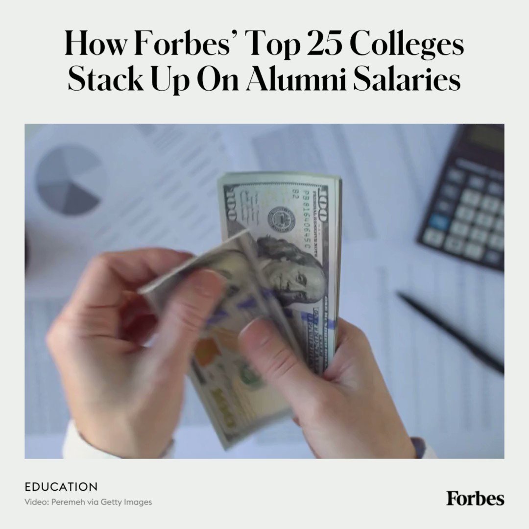 Alumni salaries make up 20 percent of the methodology Forbes uses to