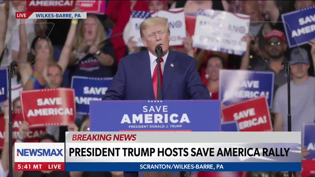 Trump Calls Biden 39 Enemy Of The State 39 At Pennsylvania Rally Daily Sabah