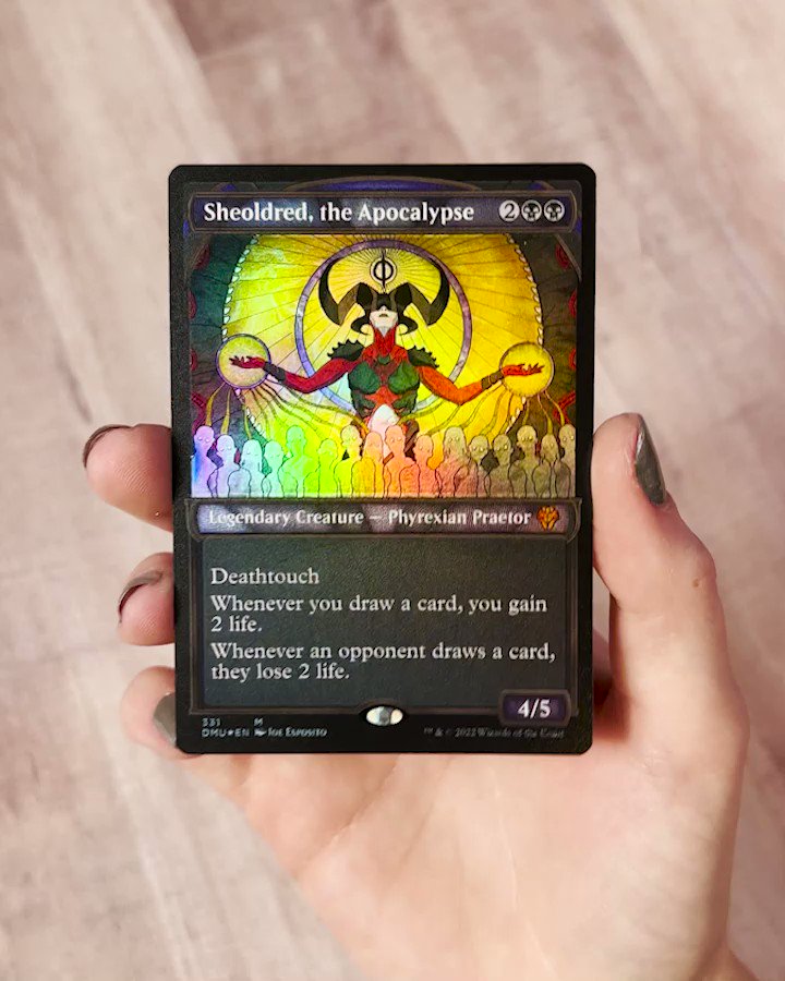 テクスチャー・Foil】331《黙示録、シェオルドレッド/Sheoldred, the