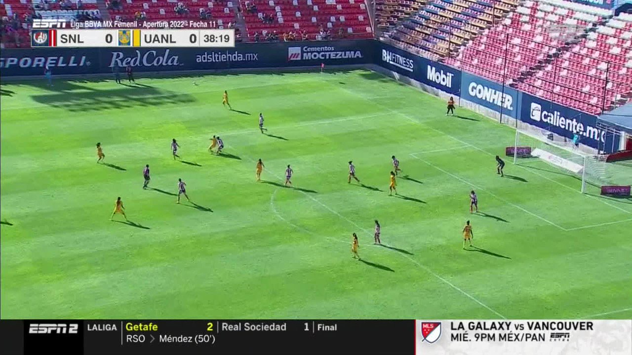 📹#NoTeLoPierdas

¡¡¡G⚽⚽⚽L!!!

🐯 Uchenna Kanu comenzaba rompiendo el cero en el Alfonso Lastras, con su sexto gol del #AP2022.

#VamosPorEllas👊🏼”