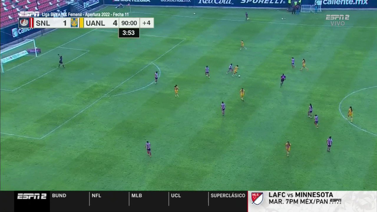 📹#NoTeLoPierdas 

Para cerrar la tarde goleadora en el Lastras. 😮‍💨

🤌🏽 De tacón de Mia Fishel, para Stephany Mayor que definió así:

#VamosPorEllas👊🏼”