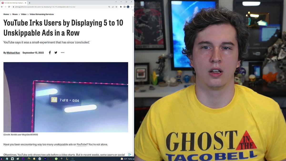 Drift0r on twitter youtube wants to play 10 unskippable ads before