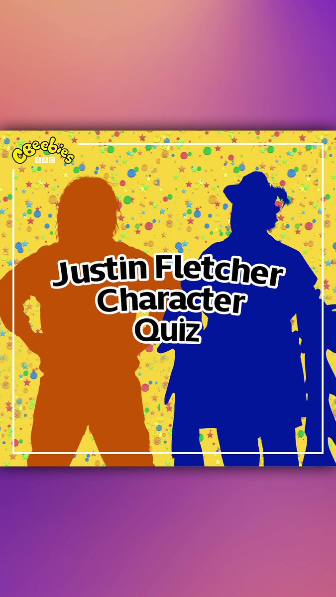 CBeebies GrownUps 🎉 on Twitter "Take our Justin Fletcher quiz! Did
