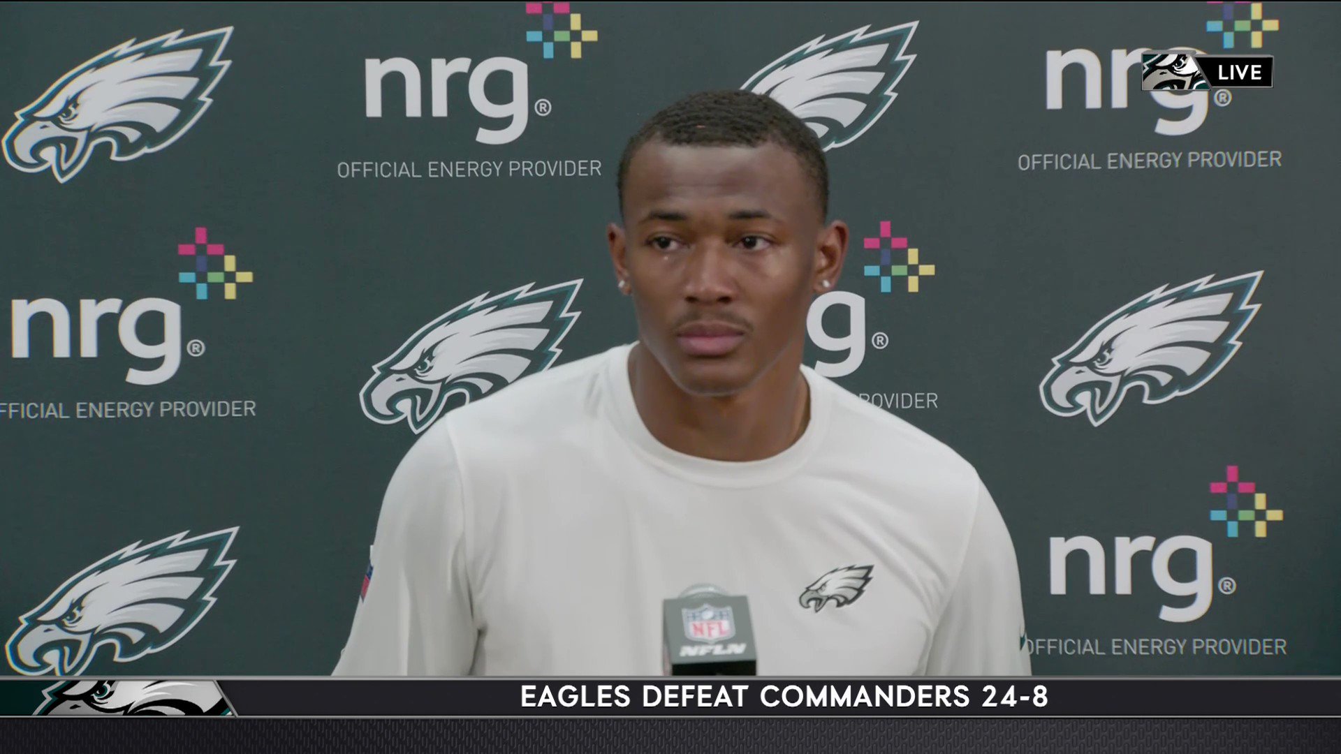 Eagles at Commanders / Twitter