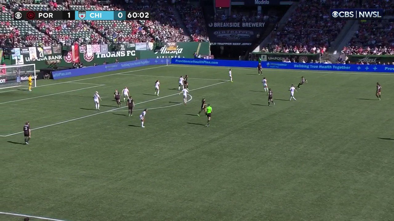 Morgan Weaver is on a whole different level today!!!

@ThornsFC | #BAONPDX”