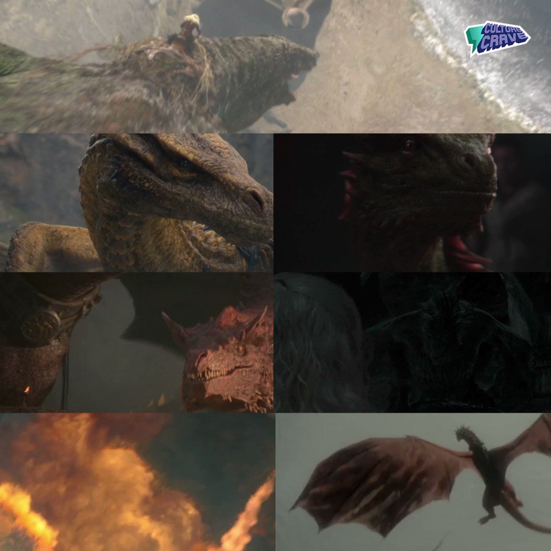 Culture Crave 🍿 on Twitter: "Dragons so far in #HouseOfTheDragon 🐲"