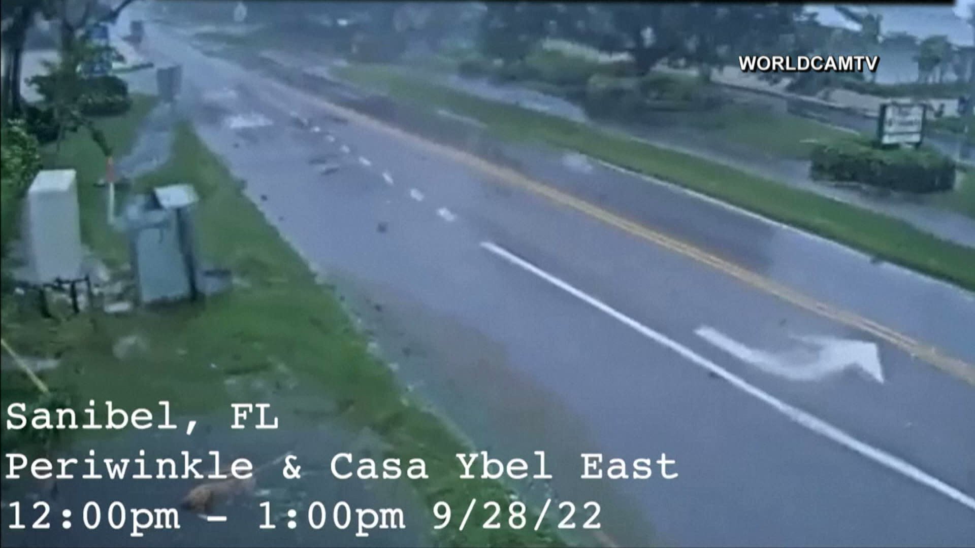 KPLC on Twitter "Timelapse of the storm surge on Sanibel Island