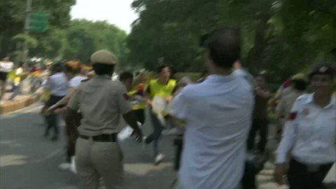 Delhi: Tibetan Youth protest outside Chinese Embassy, demand Tibet's freedom