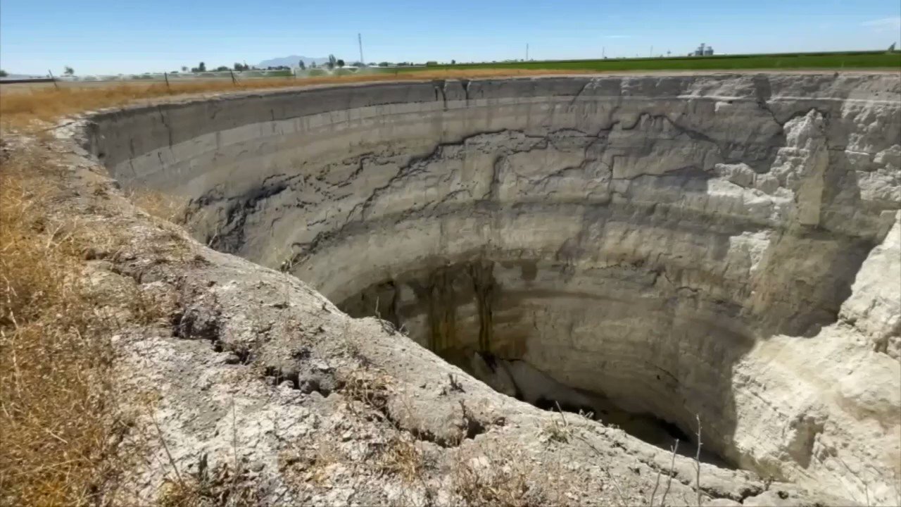 Inside Edition on Twitter "Look at this massive and eerie sinkhole. It