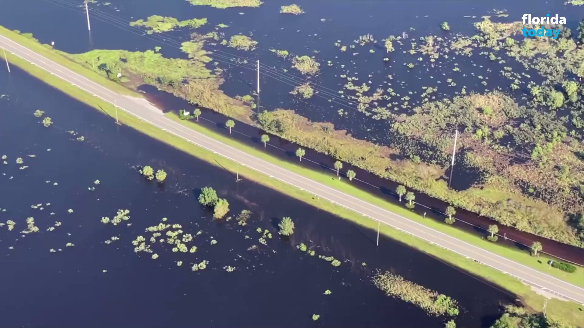 Hurricane Ian damage Florida highway flooded by 'several feet' of