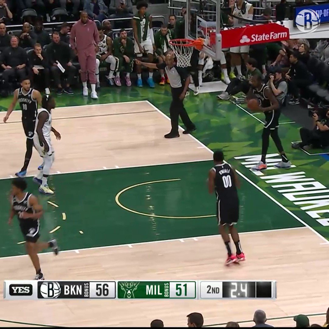 Nets at Bucks / Twitter