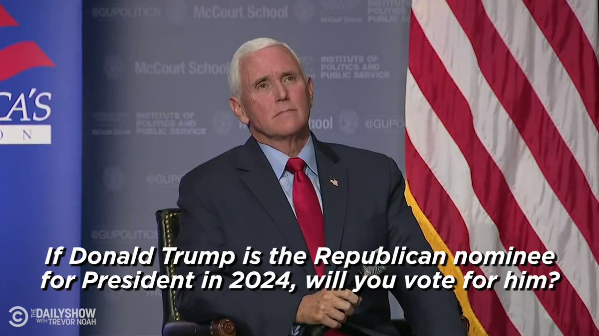 The Daily Show on Twitter "Mike Pence just lost a key endorsement"