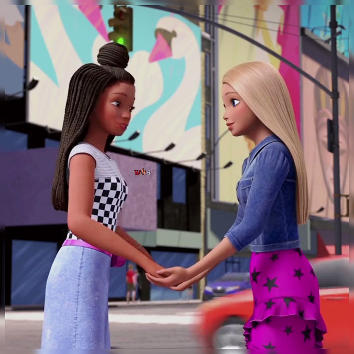barbie malibu and barbie brooklyn from barbie it takes two sapphics