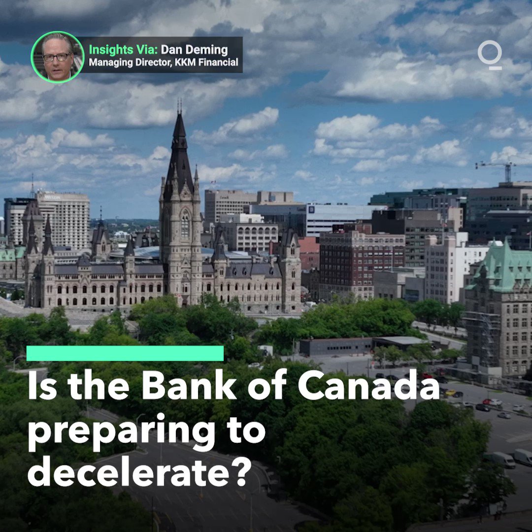 Will the Bank of Canada be the First to Decelerate?