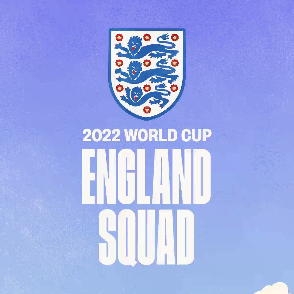 イングランド代表のメンバー発表。 イラスト使っておもしろい！！