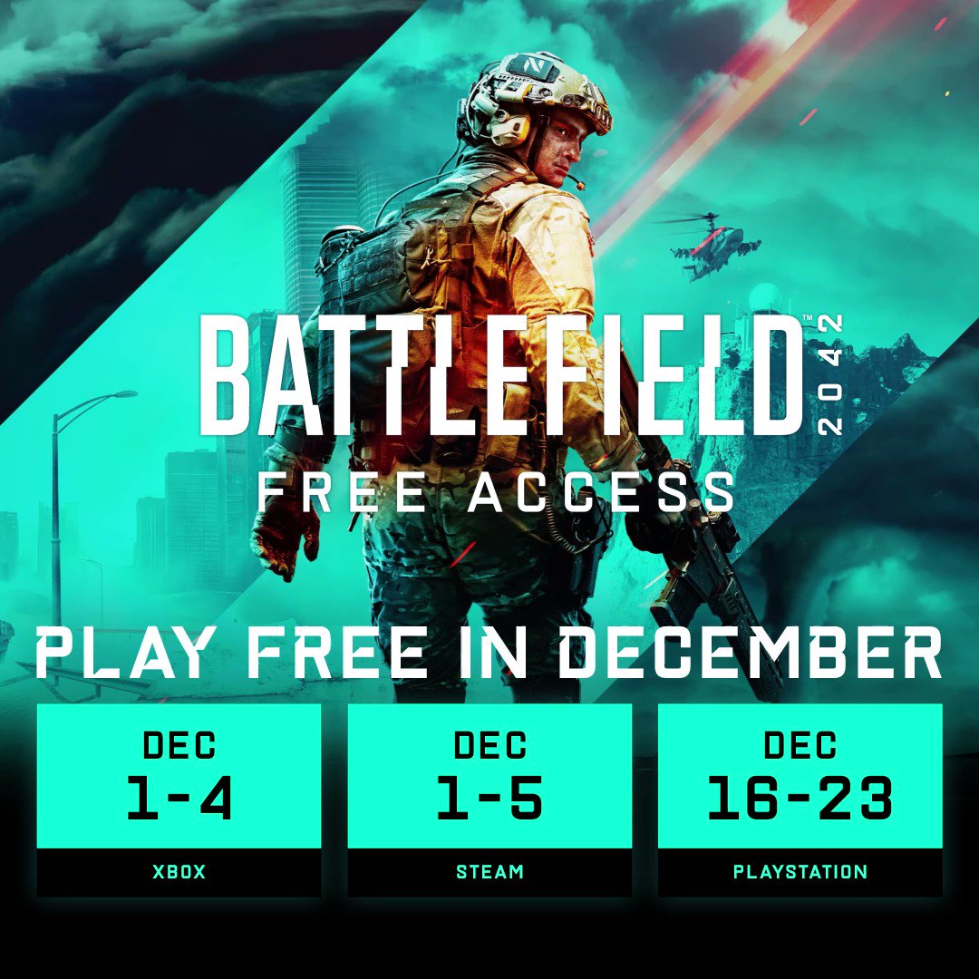 BF 2042 Free Play Days on Steam and Consoles Oct 12-16 : r/Steam