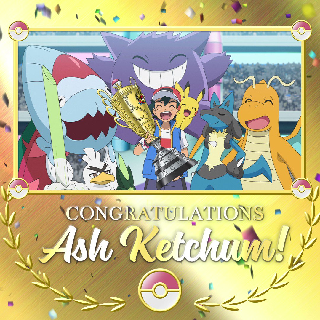 Ash Ketchum Finally Becomes Pokémon World Champion in the Anime