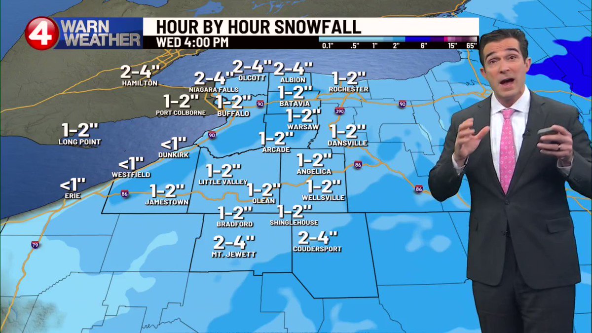 News 4 Buffalo on Twitter " Significant snow is forecast to fall over
