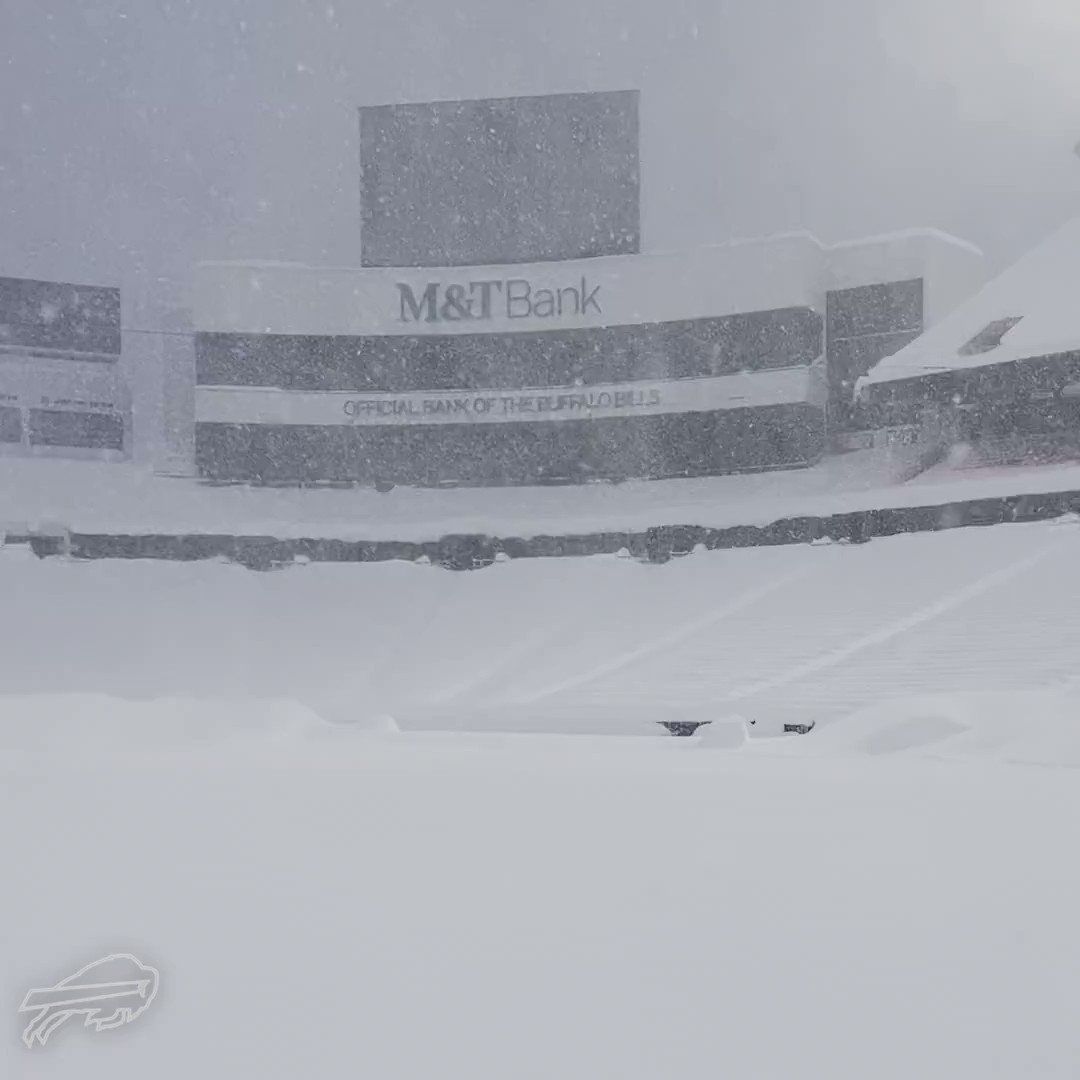 Video: Ralph Wilson Stadium Snow