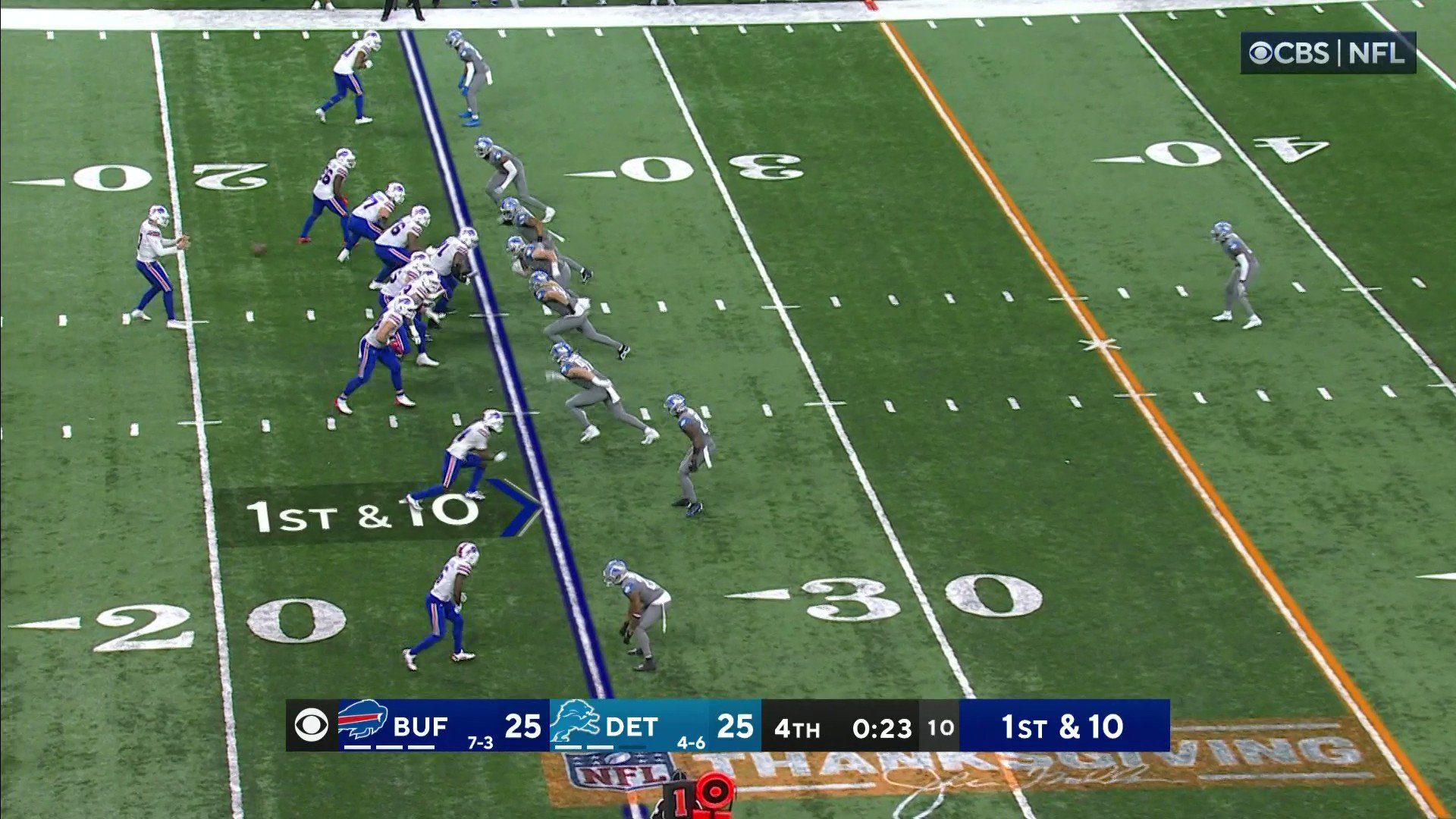 NFL on Twitter "ALLEN TO DIGGS. ONE PLAY. IN FIELD GOAL RANGE. 📺 BUFvsDET on CBS 📱 Stream on