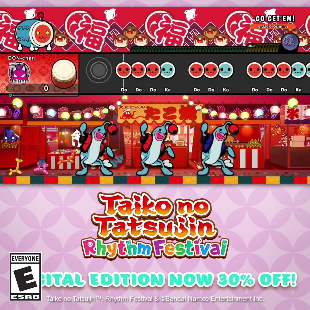 Bandai Namco US on Twitter "Ya like jazz? 🎷🥁 Taiko no Tatsujin Rhythm