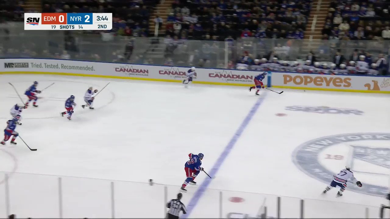 on Twitter "Chaos in the crease is followed by the