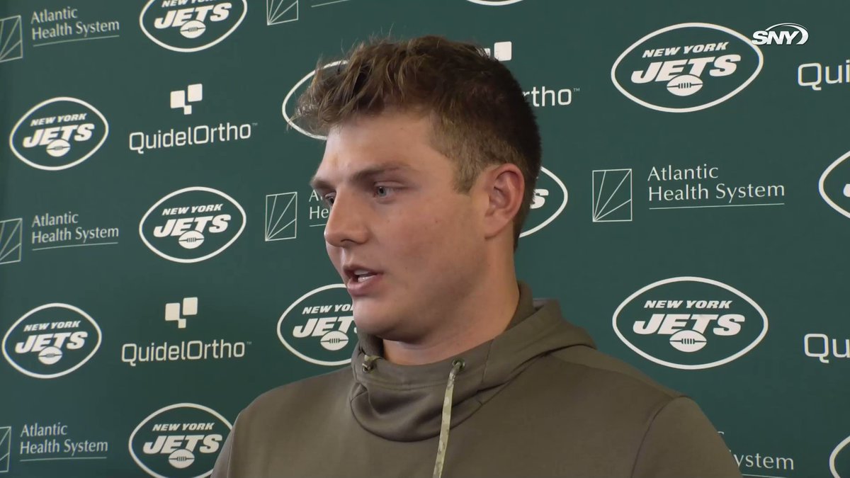 Connor Hughes on Twitter "Jets QB Zach Wilson discussed what he’s