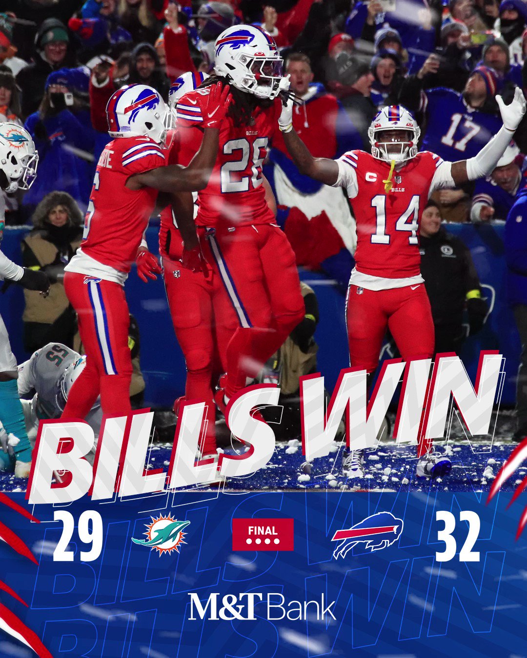 Dolphins at Bills / Twitter