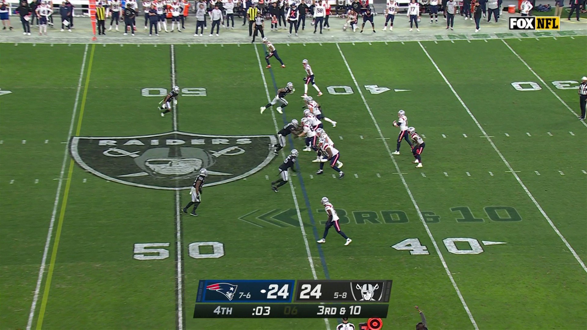 Raiders vs patriots live stream sale
