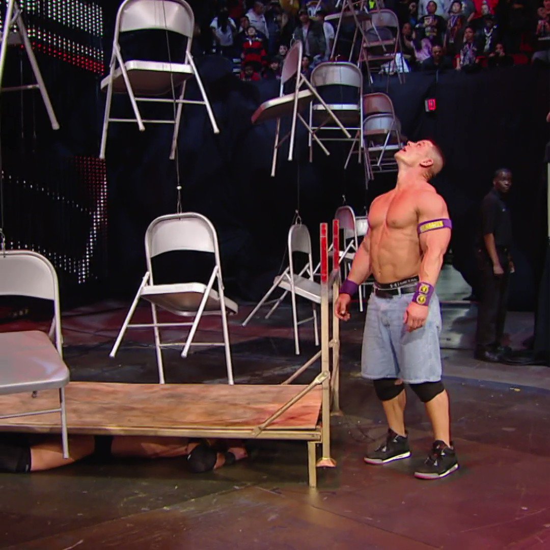 WWE On Twitter JohnCena Unleashed ALL The Steel Chairs On This Day wwe-on-twitter-johncena-unleashed-all-the-steel-chairs-on-this-day