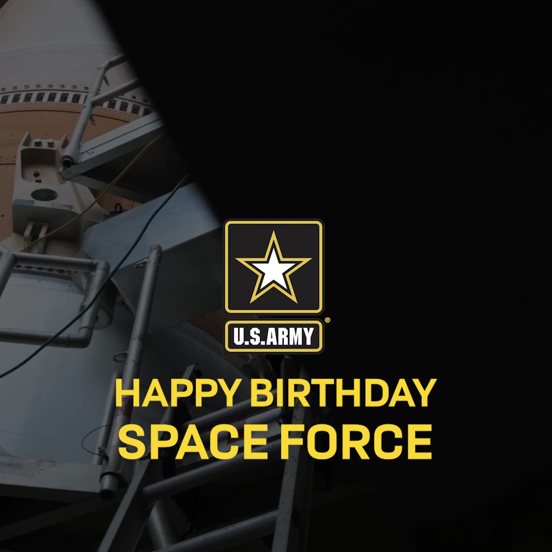U.S. Army on Twitter "Join us in wishing the U.S. Space Force a Happy