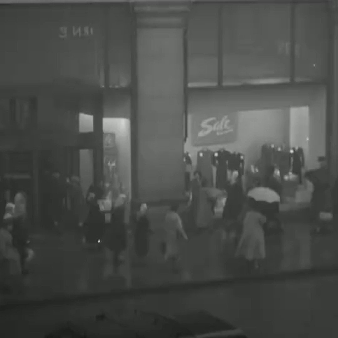 Bbc archive on twitter onthisday 1951 shoppers had queued from one