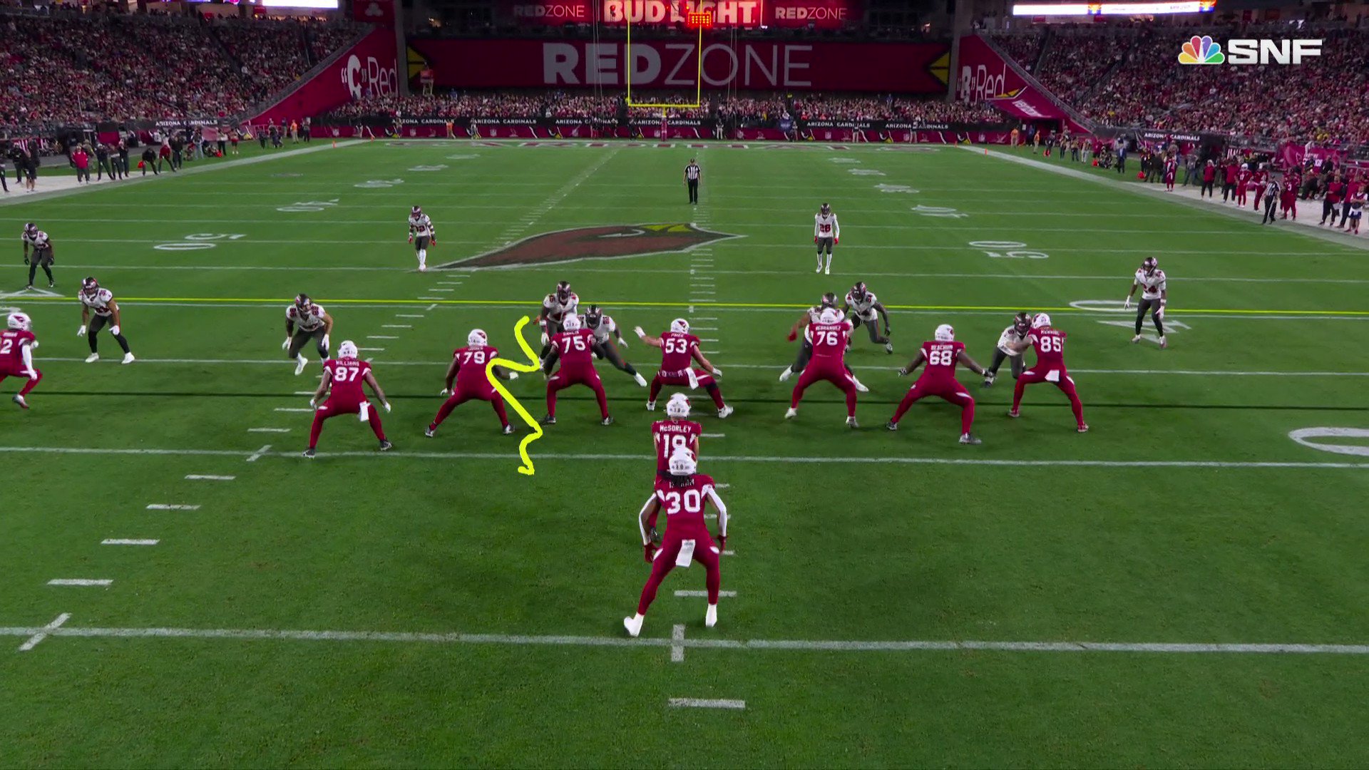 NFL on Twitter "Throw it on a dime McSorley_IX 📺 TBvsAZ on NBC 📱