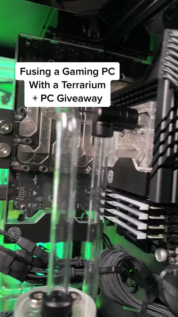 Overkill Gaming on X: &ldquo;We fused a Gaming PC with a Terrarium https 