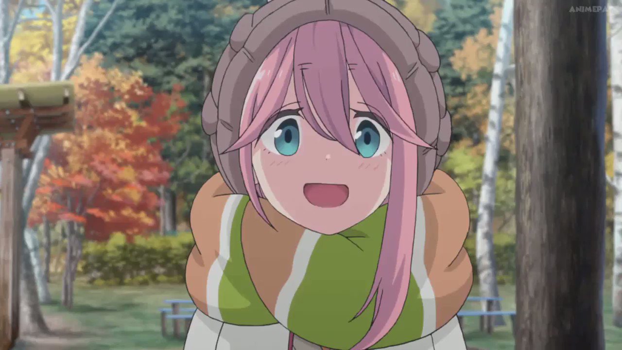 Аниме скрины Yuru Camp