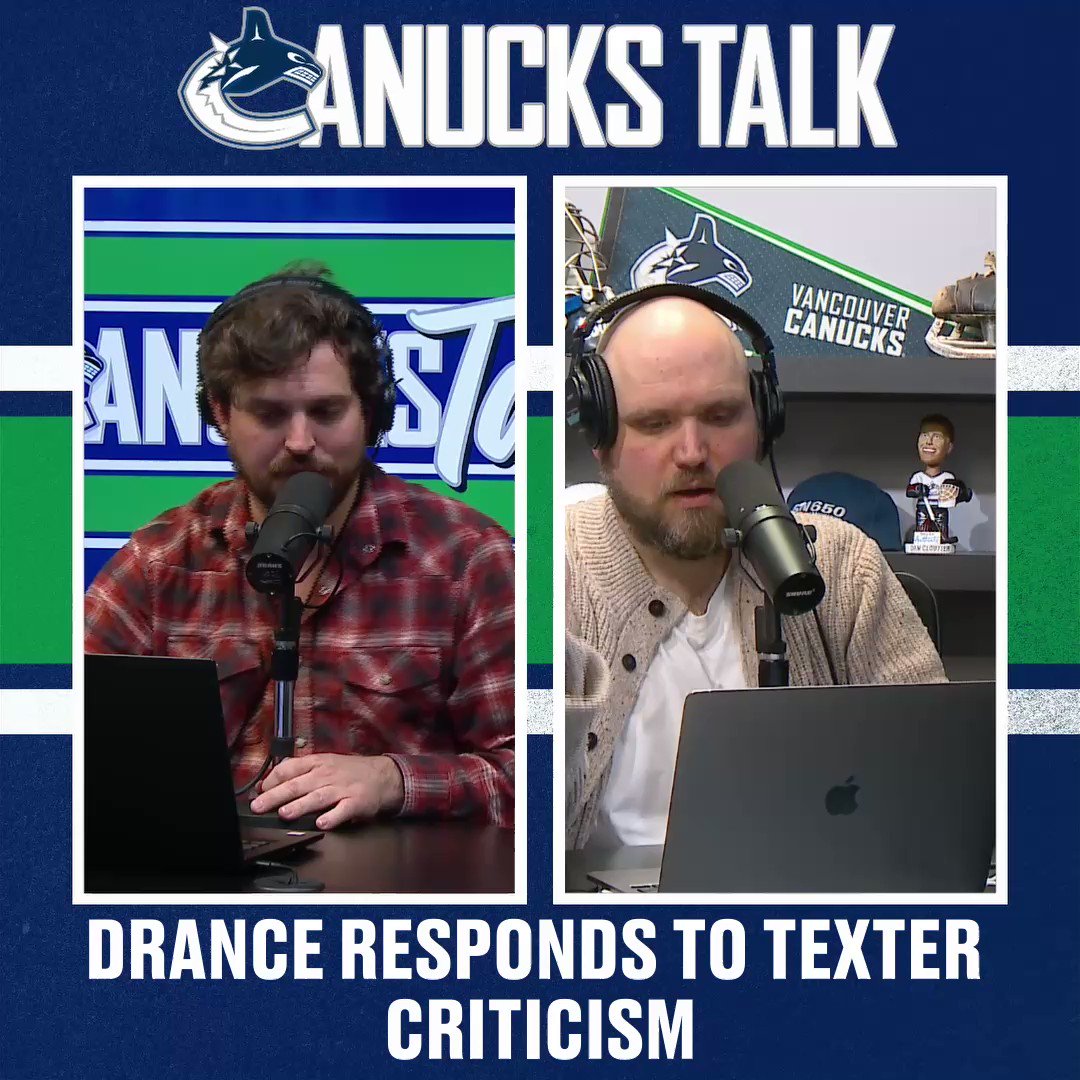 Thomas Drance on Twitter: It's Demko, it's Andersen, the #Canucks