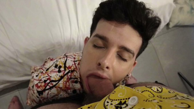 I went with my straight friend to play pool, I grabbed his balls and put them in my mouth??
Full video