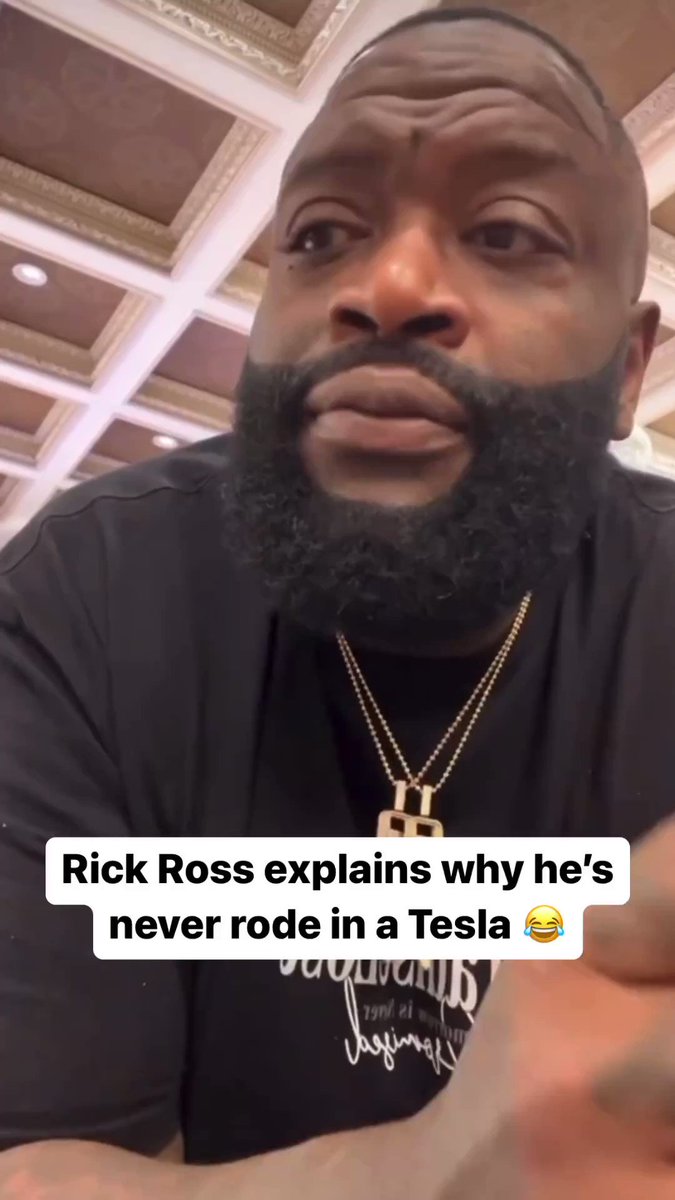 Rap AllStars 🏆 on Twitter "Rick Ross says he doesn’t ride in Tesla