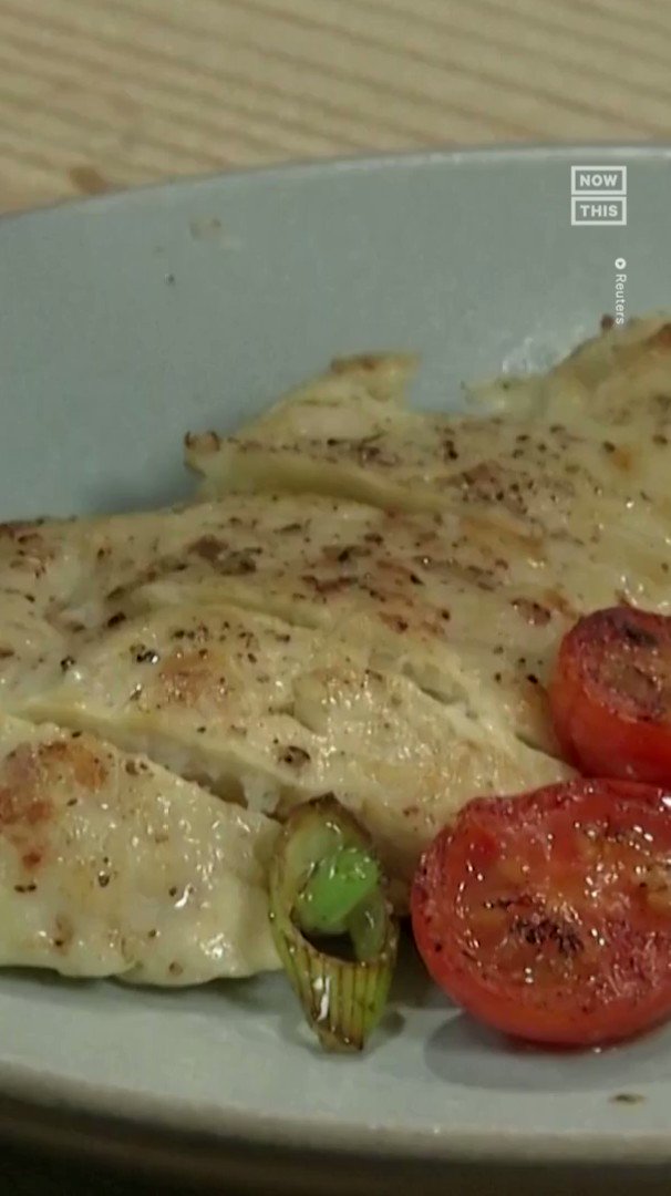 It tastes like chicken… and it IS chicken! Unlike meat substitutes