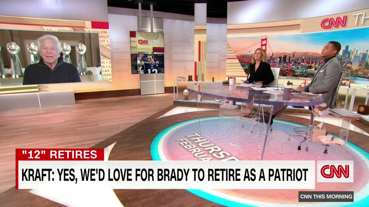 New England Patriots owner Robert Kraft shares parting words for Tom