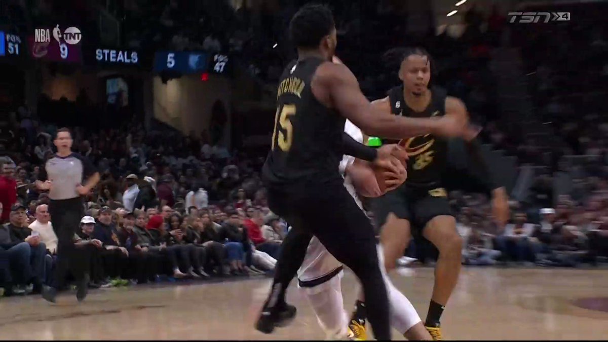 TSN on Twitter "Donovan Mitchell and Dillon Brooks get into it after a