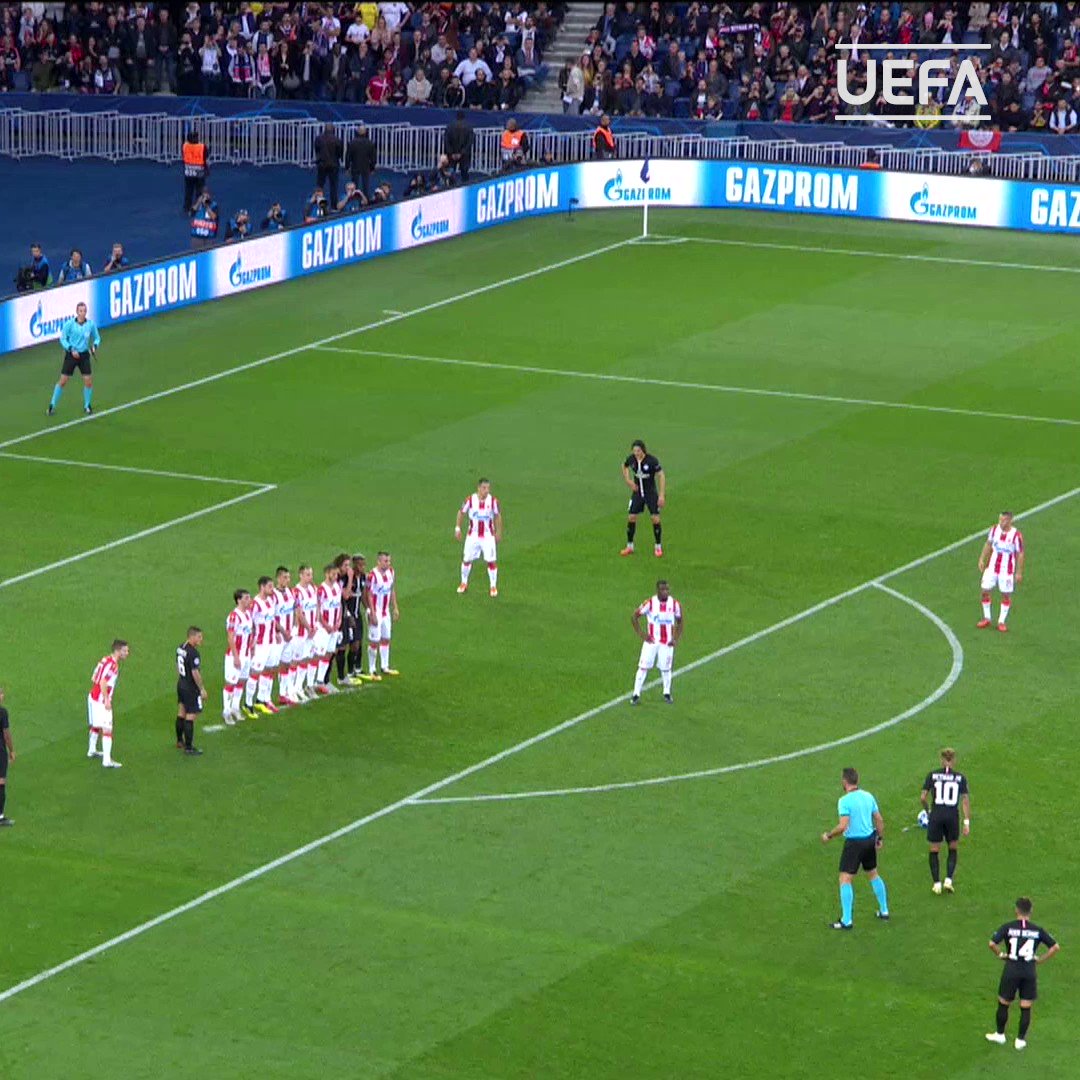 UEFA Champions League on Twitter: "���� Neymar free-kicks! @neymarjr  #UCL"