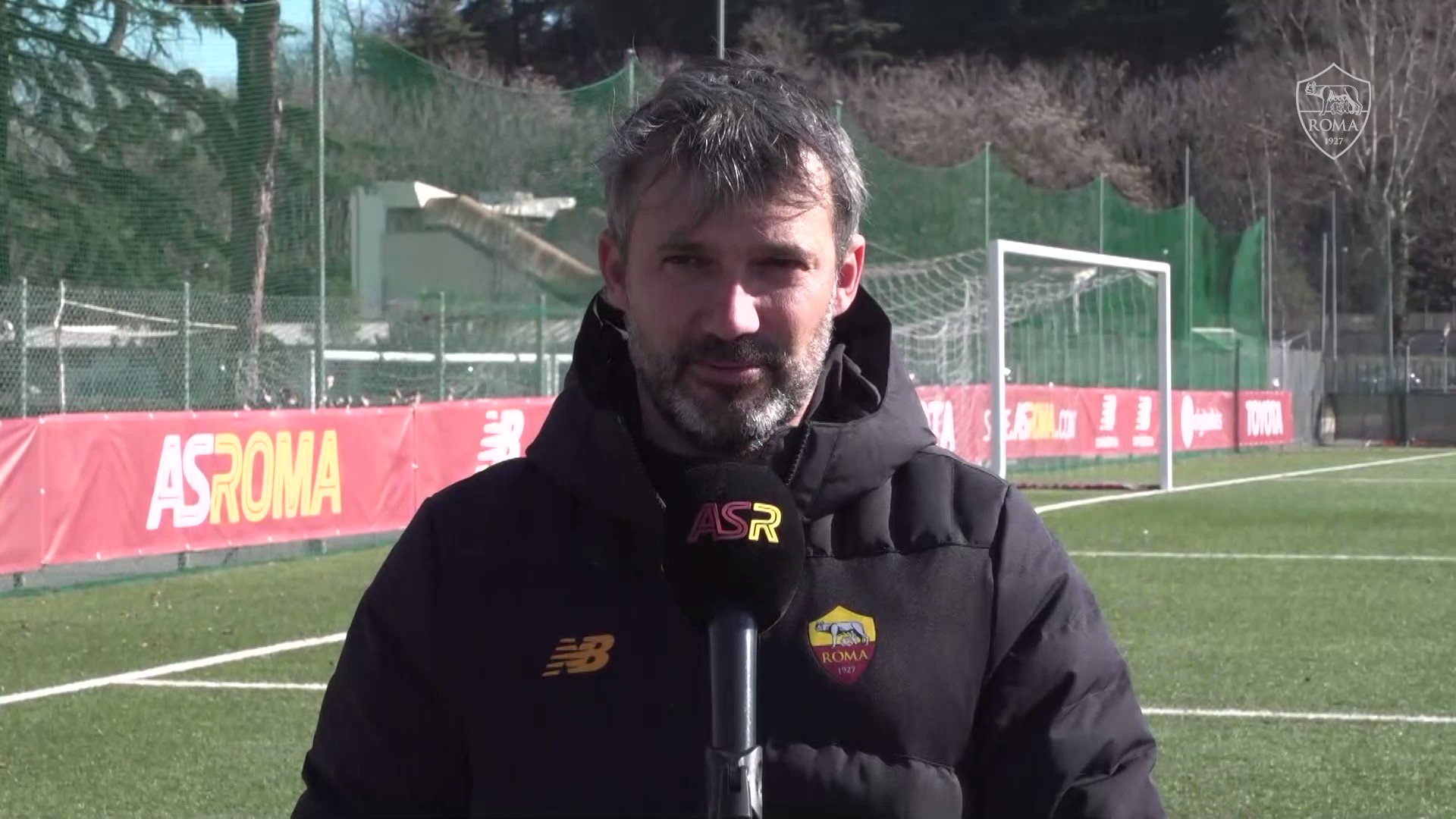 Roma coach Alessandro Spugna's prematch interview Pomigliano#ASRomaFemminile”